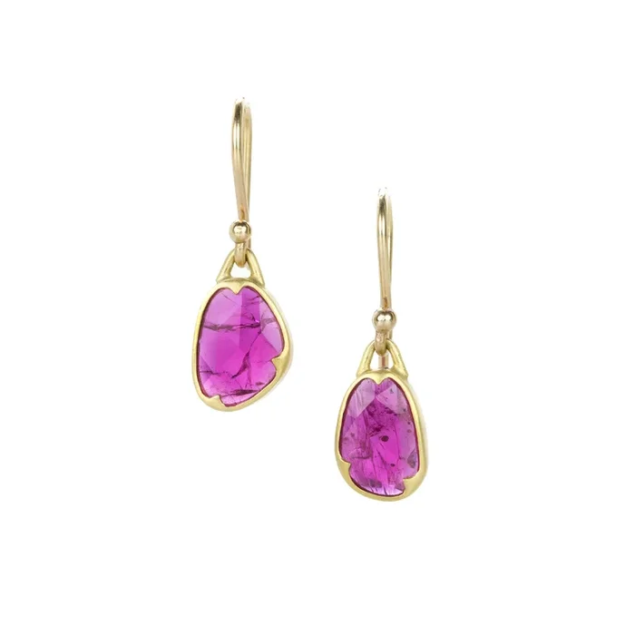 Ruby Slice Earrings