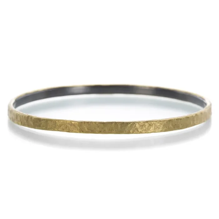Rustic Hammered Bangle