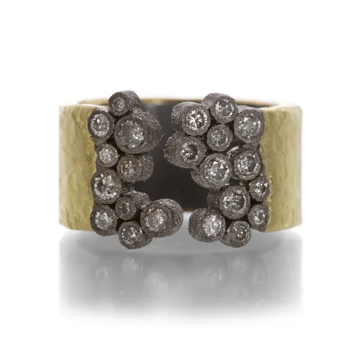 Rustic Open Diamond Band
