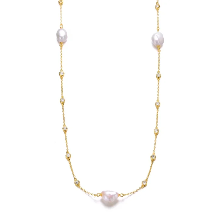 Sabine Baroque Pearl Collier Necklace