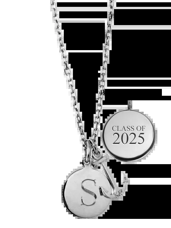 Sailor’s Keepsake Engravable Graduation Silver Necklace