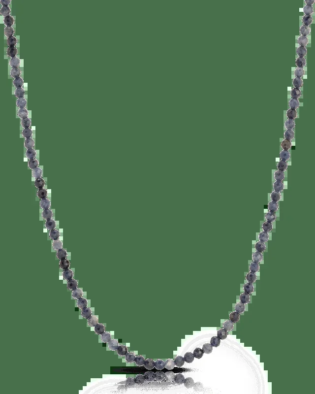 Sapphire 3mm Necklace