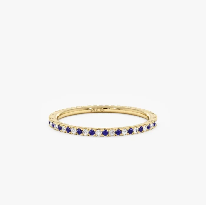 Sapphire and Diamond Eternity Ring, Kiki