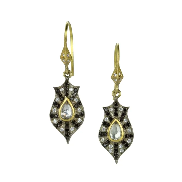 Sapphire and Diamond New Pharaoh Earrings
