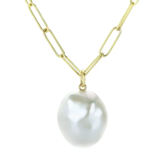 Satin White Pearl Pendant (Pendant Only)