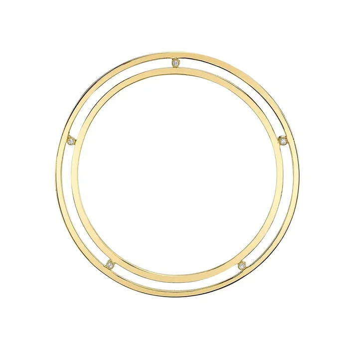 Saturn Ear Cuff with Diamonds