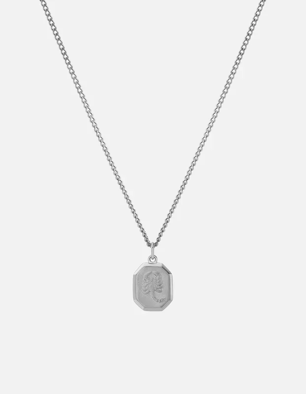 Scorpio Nyle Necklace, Sterling Silver