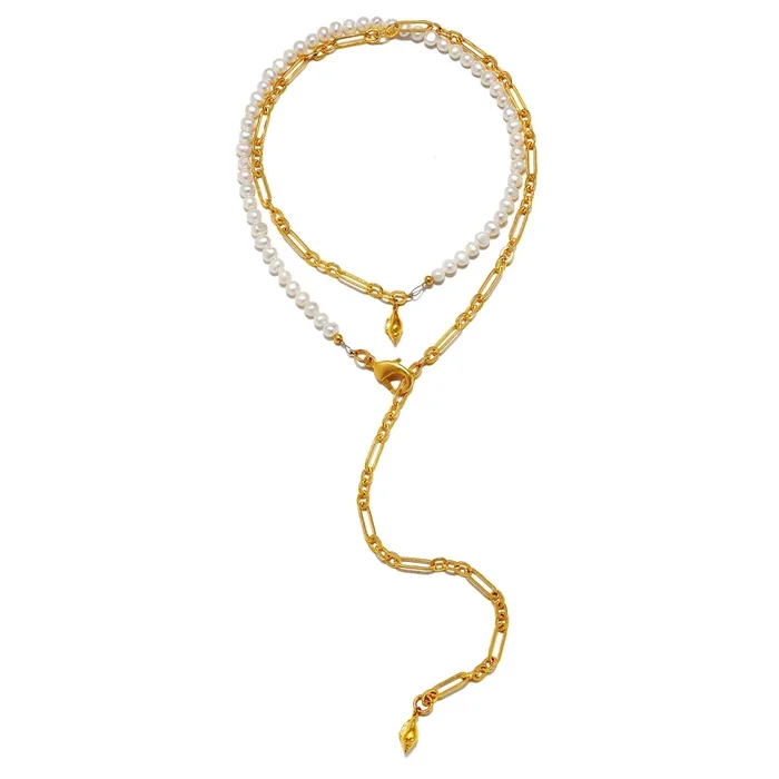 Sea Pearl Convertible Chain Necklace