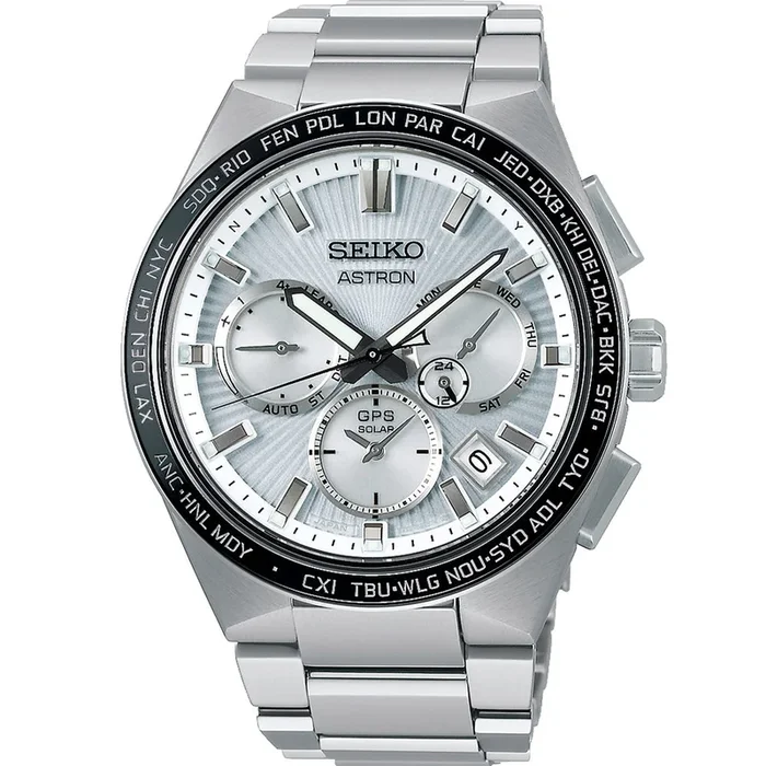 Seiko Astron SSH117J GPS Solar Dual Time Titanium