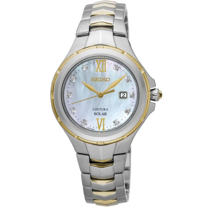 Seiko Coutura SUT308P Solar Diamond Set Watch
