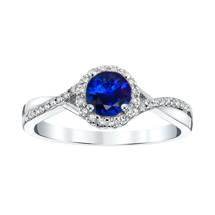 September Midnight Sapphire Ring