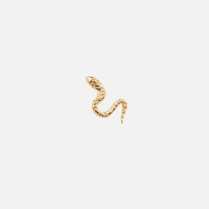 Serpent Stud, Gold