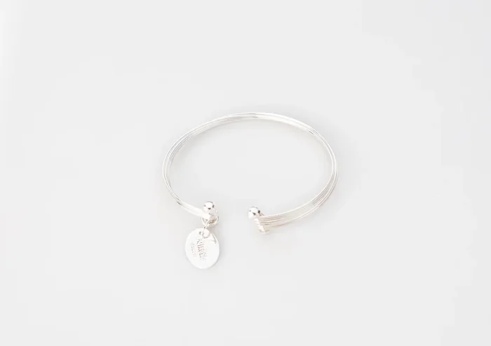 Seven Sterling Silver Threads Cuff