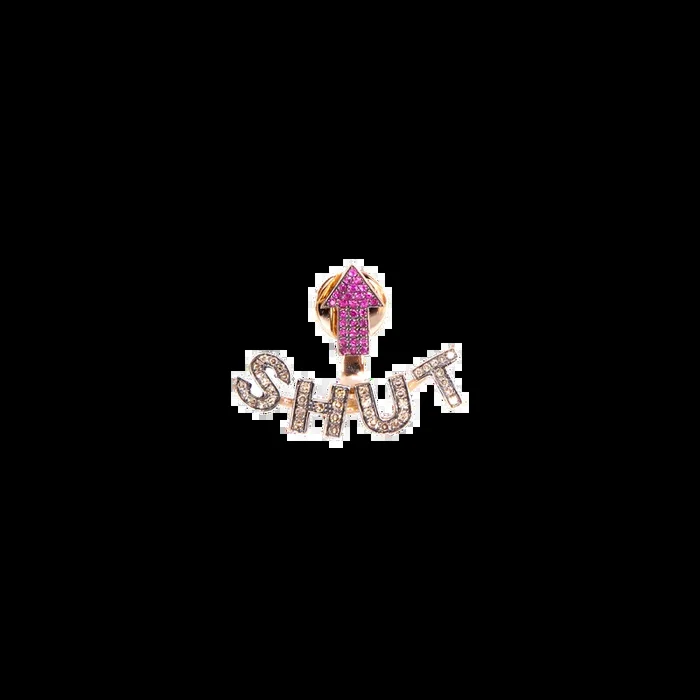Shut-Up Earring Ruby