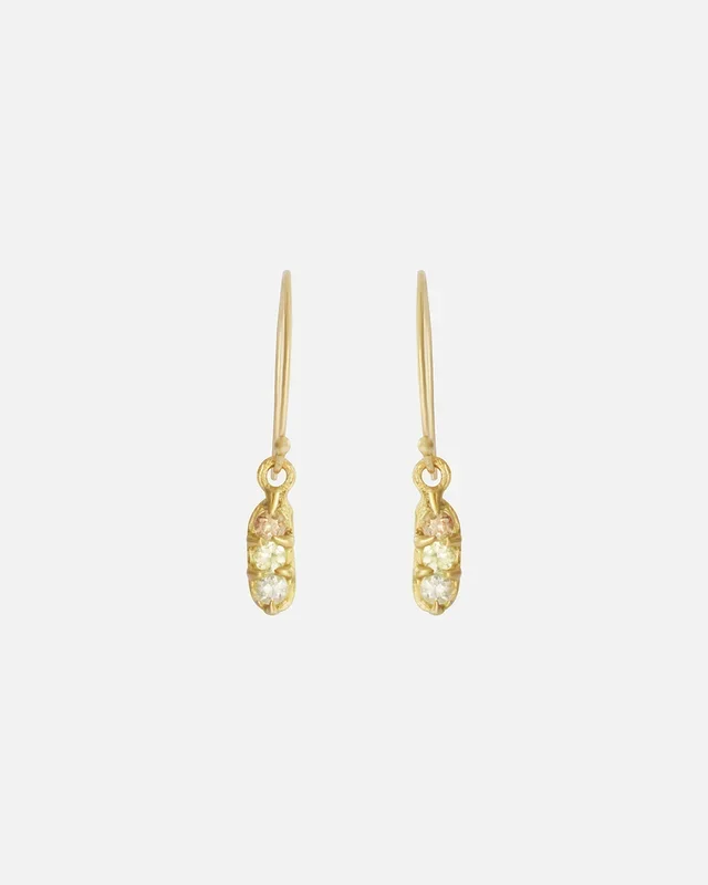 Silk / Sugar Candy Sapphire Earrings