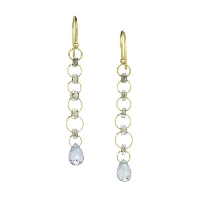 Silken Jute Drop Earrings