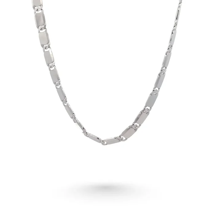 Silver Italian Baht Chain