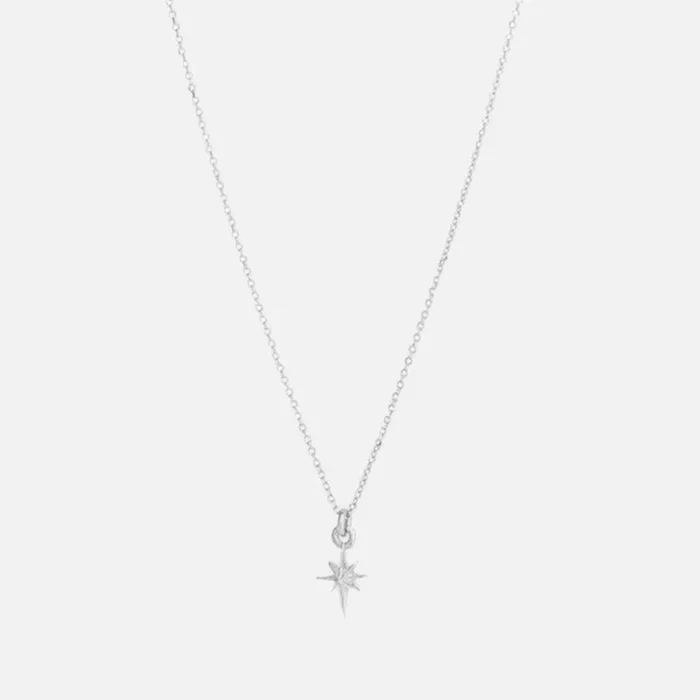 Silver Itty Bitty Charm Necklace, Star