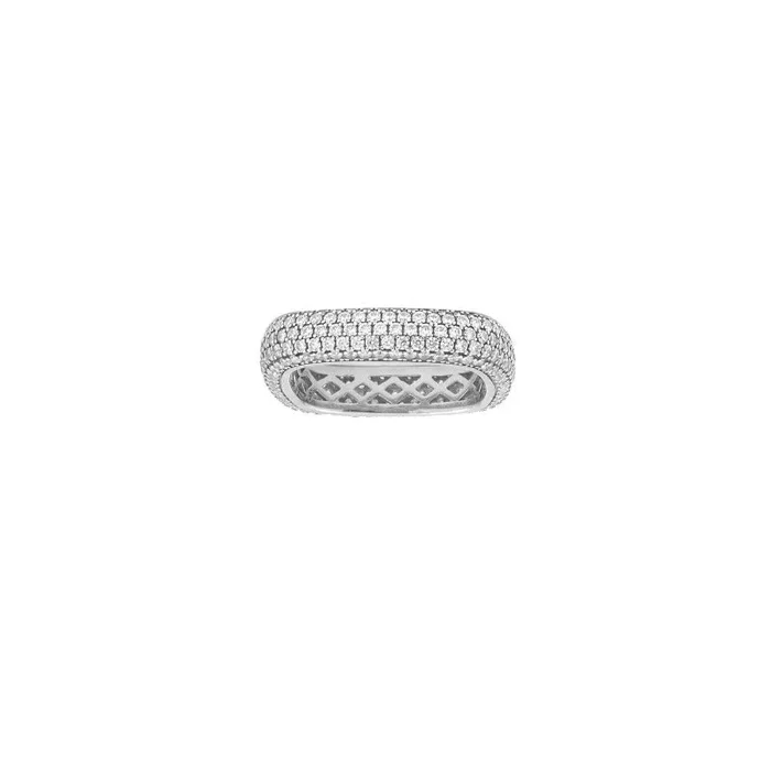 Silver Square Ring – Modern Minimalist Jewelry