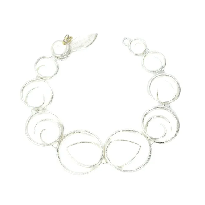 Silver Swirl Bracelet