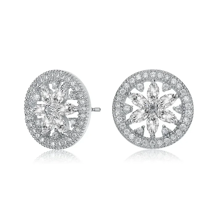 Simone Halo Wreath Earrings