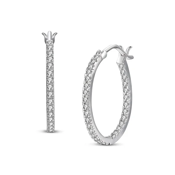 Simone Statement Hoop Earrings