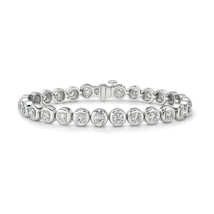 Single Stone Platinum Randi Bracelet