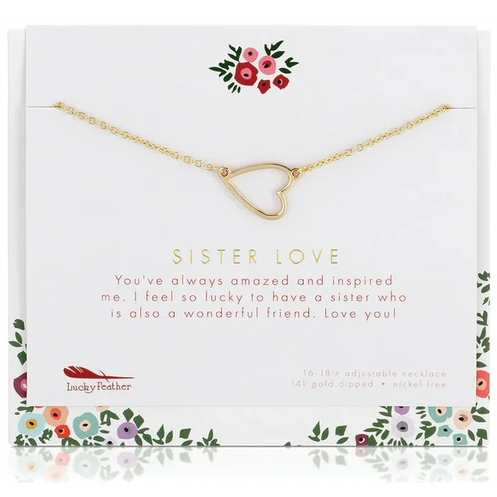 Sister Love – Necklace & Card