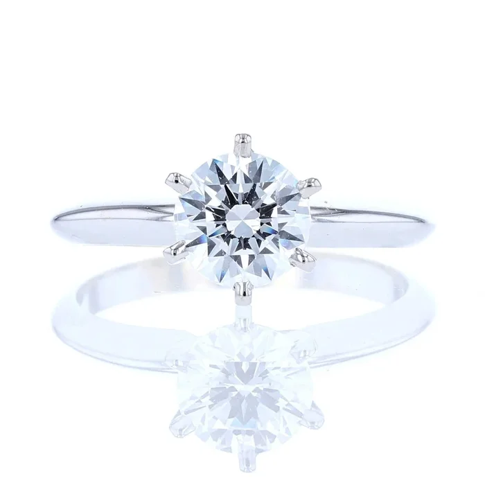 Six Prong Solitaire Engagement Ring