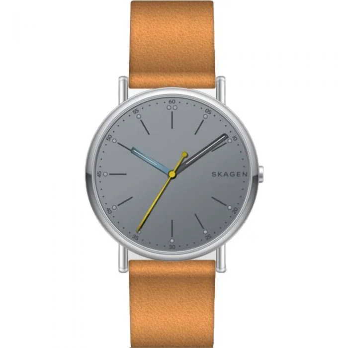 Skagen SKW6373 ‘Signatur’ Tan Strap Mens Watch