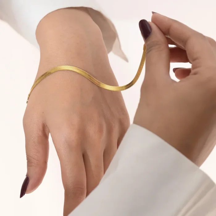 Sleek Serpent Bracelet