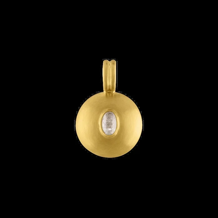Small Diamond Bulla Pendant