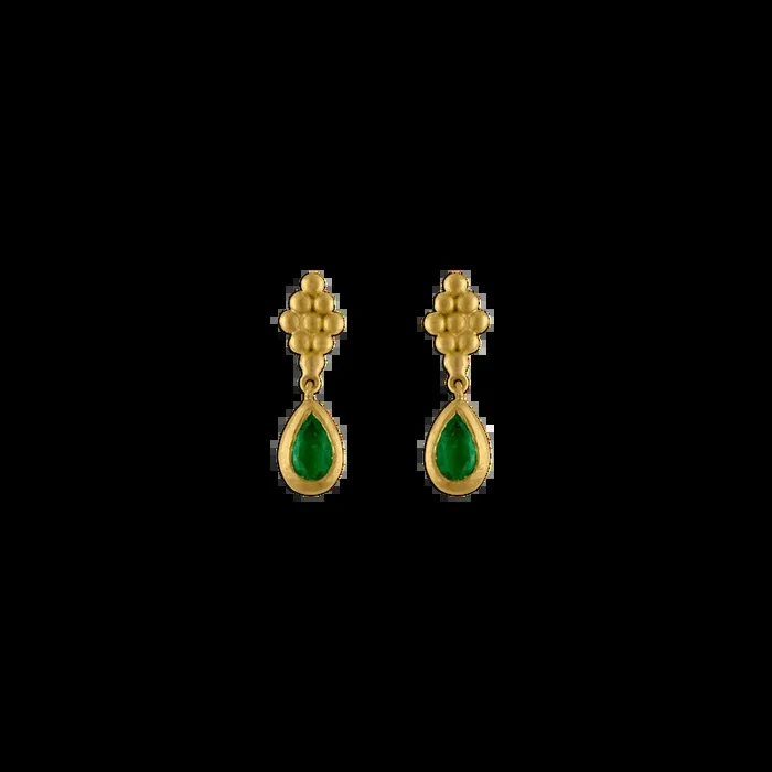 Small Emerald Nona Earrings
