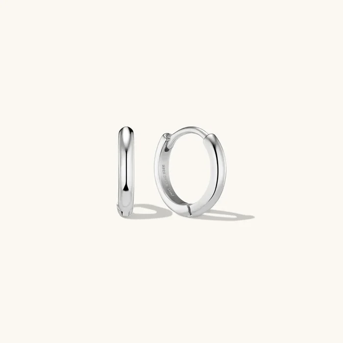Small Hoops in Silver