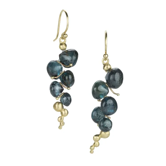 Small Orissa Kyanite Caviar Earrings