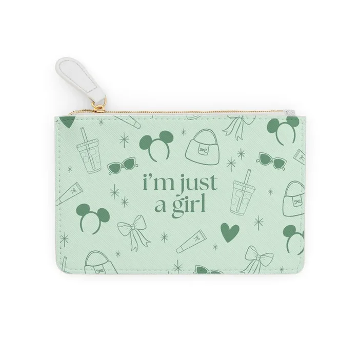 Small Pouch – I’m Just a Girl (green)