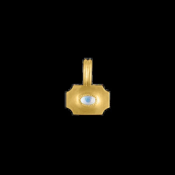 Small Rainbow Moonstone Ode Pendant