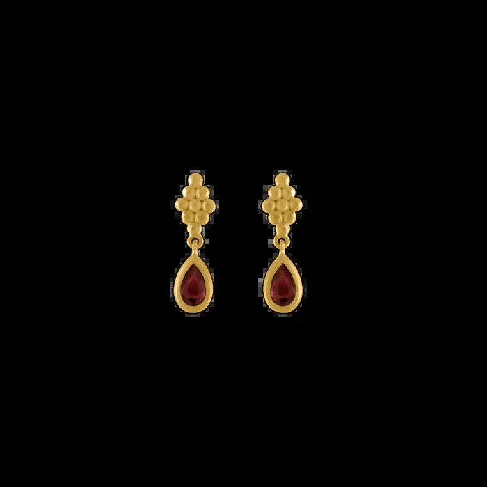 Small Ruby Nona Earrings