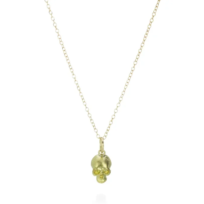 Small Skull Pendant Necklace