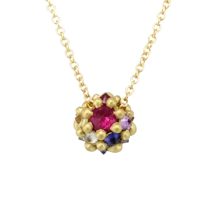 Small Sputnik Necklace – Rainbow