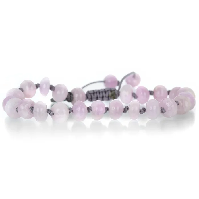 Smooth 8mm Kunzite Bracelet