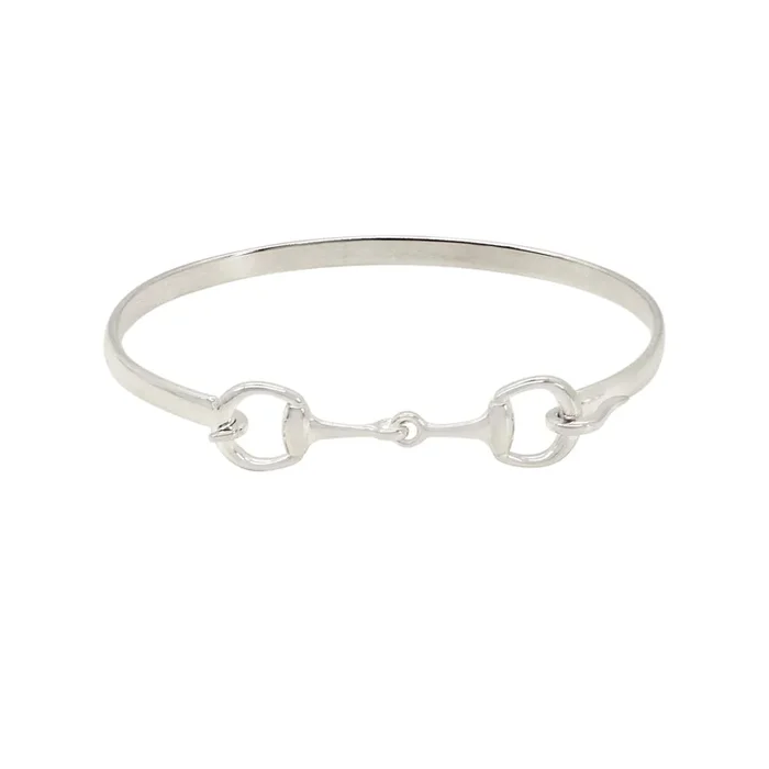 Snaffle Bit Bracelet in Silver
