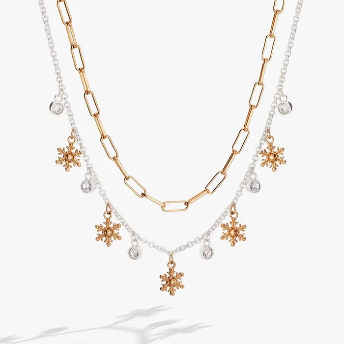 Snowflake Charm Necklace