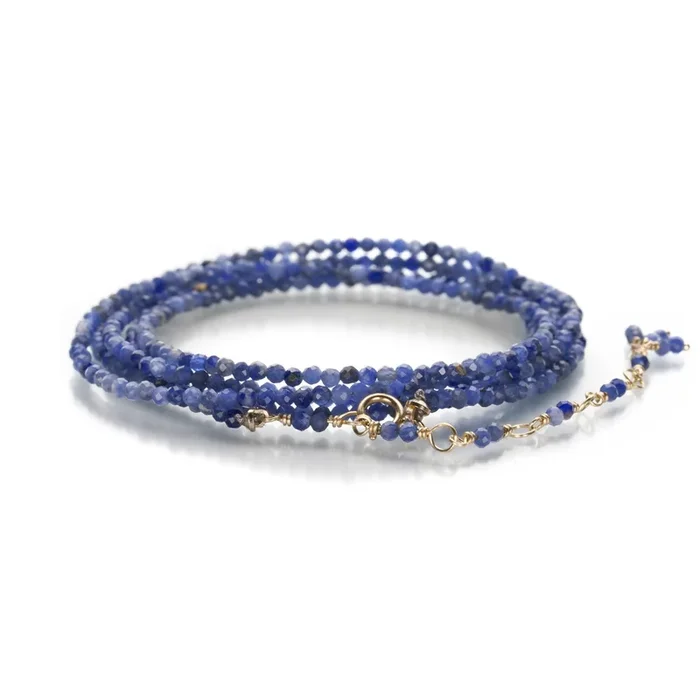 Sodalite Bead Wrap Bracelet