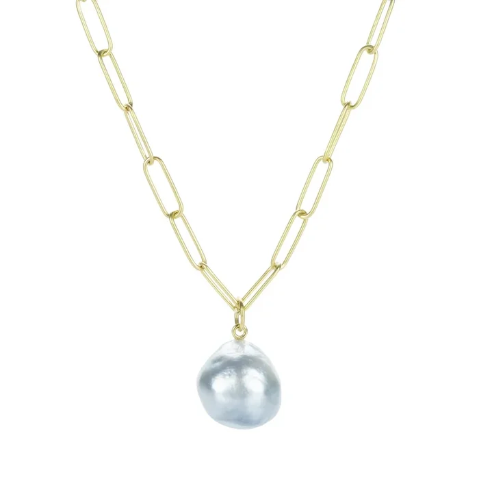 Soft Gray South Sea Pearl Pendant (Pendant Only)