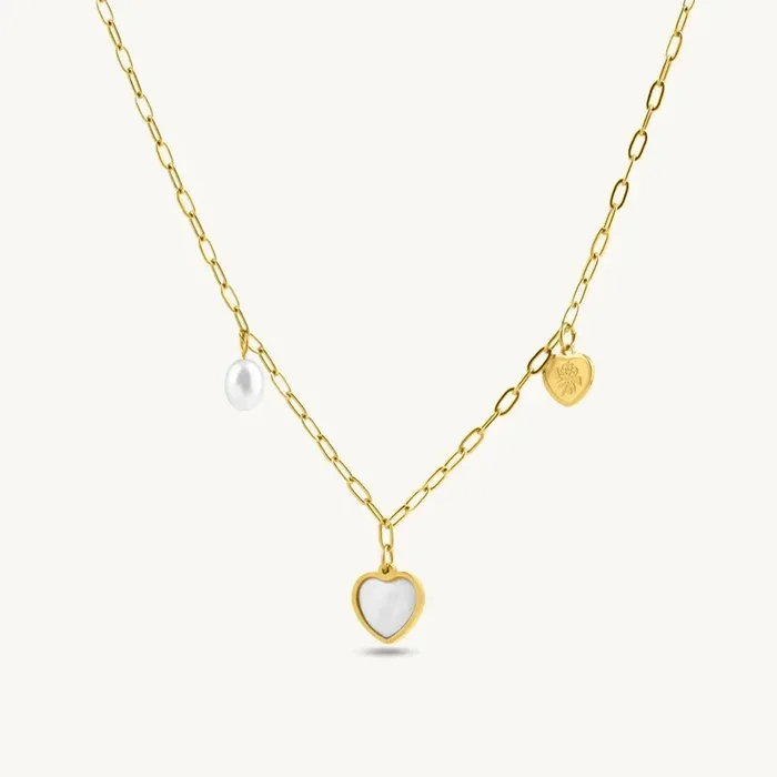 Soft Promise Heart Chain Necklace