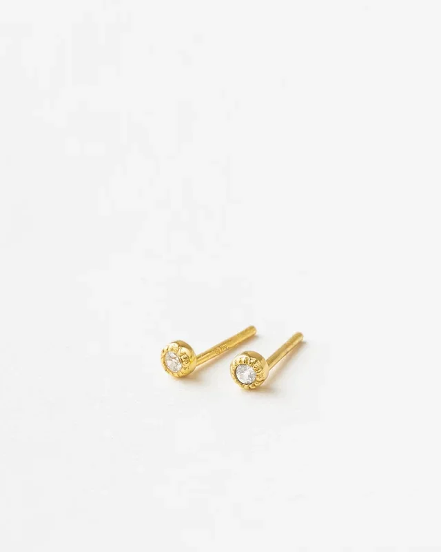 Soirée White Sapphire Studs
