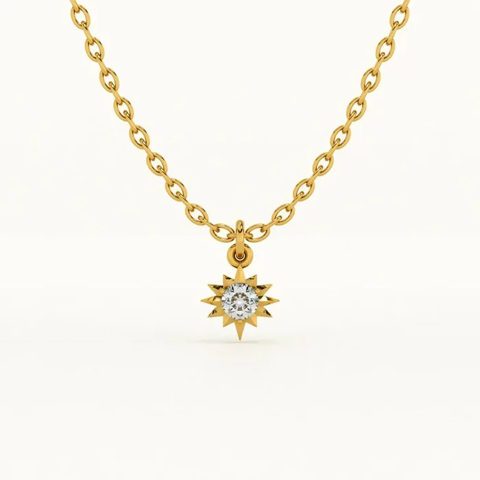 Solar Flare 925 Sterling Silver Pendant
