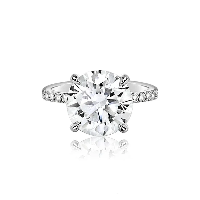 SOLD Round 3.50ct GIA Lab Diamond Ring