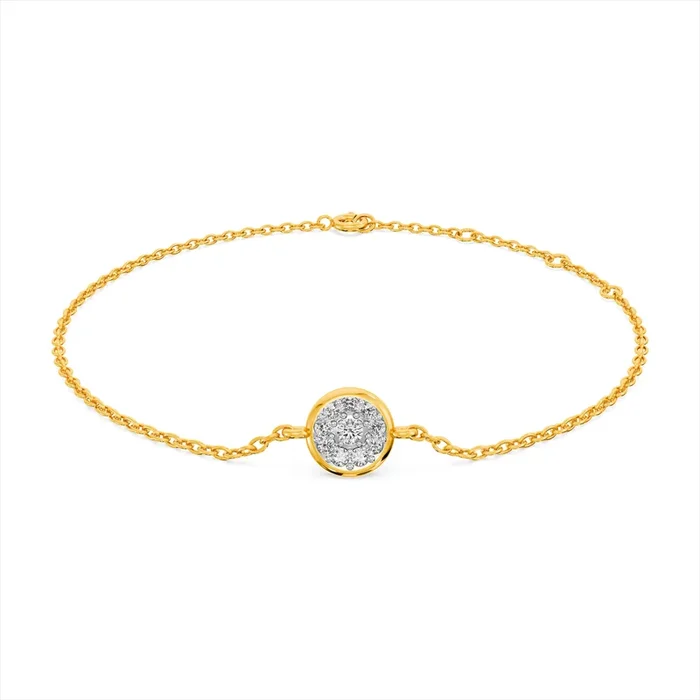 Solstice Spark 9KT Gold Lab Grown Diamond Bracelet